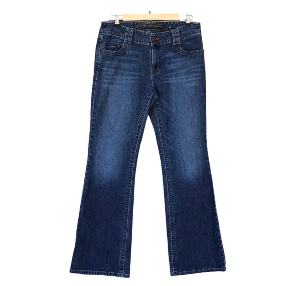 Eddie Bauer Est 1920 Adjustable Waist Button Flap Back Pockets 2009 Jeans 10R